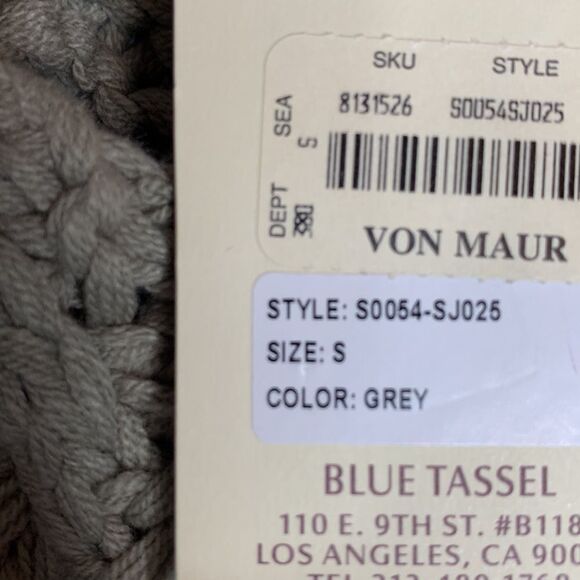 NWT Blue Tassel crop cardigan. Small - Picture 6 of 6